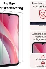 NoXx Screenprotector Geschikt voor Samsung A15 Screenprotector Tempered Glass Gehard Glas Beschermglas - 3x