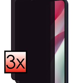 NoXx NoXx Samsung Galaxy A15 Screenprotector Glas Privacy - 3 PACK