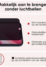 NoXx Screenprotector Geschikt voor Samsung A15 Screenprotector Privacy Tempered Glass Gehard Glas Display Cover - 3x