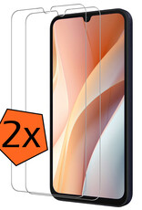 Nomfy Screenprotector Geschikt voor Samsung A15 Screenprotector Bescherm Glas Tempered Glass - Screenprotector Geschikt voor Samsung Galaxy A15 Screen Protector - 2 PACK
