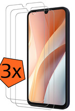 Nomfy Screenprotector Geschikt voor Samsung A15 Screenprotector Bescherm Glas Tempered Glass - Screenprotector Geschikt voor Samsung Galaxy A15 Screen Protector - 3 PACK