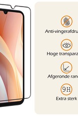 Nomfy Screenprotector Geschikt voor Samsung A15 Screenprotector Bescherm Glas - Screenprotector Geschikt voor Samsung Galaxy A15 Screen Protector Tempered Glass Full Screen Full Cover - 2 PACK