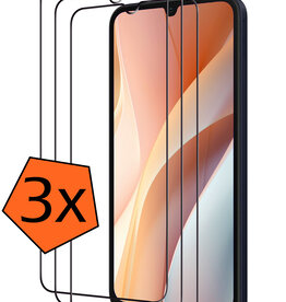Nomfy Nomfy Samsung Galaxy A15 Screenprotector Full Cover - 3 PACK