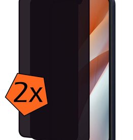 Nomfy Nomfy Samsung Galaxy A15 Screenprotector Glas Privacy - 2 PACK
