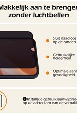 Nomfy Screenprotector Geschikt voor Samsung A15 Screenprotector Privacy Bescherm Glas - Screenprotector Geschikt voor Samsung Galaxy A15 Privacy Screenprotector Tempered Glass - 3 PACK