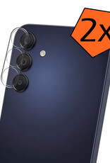 Nomfy Screenprotector Geschikt voor Samsung A15 Camera Screen Protector Beschermglas - Screenprotector Geschikt voor Samsung Galaxy A15 Camera Screenprotector Tempered Glass - 2 PACK