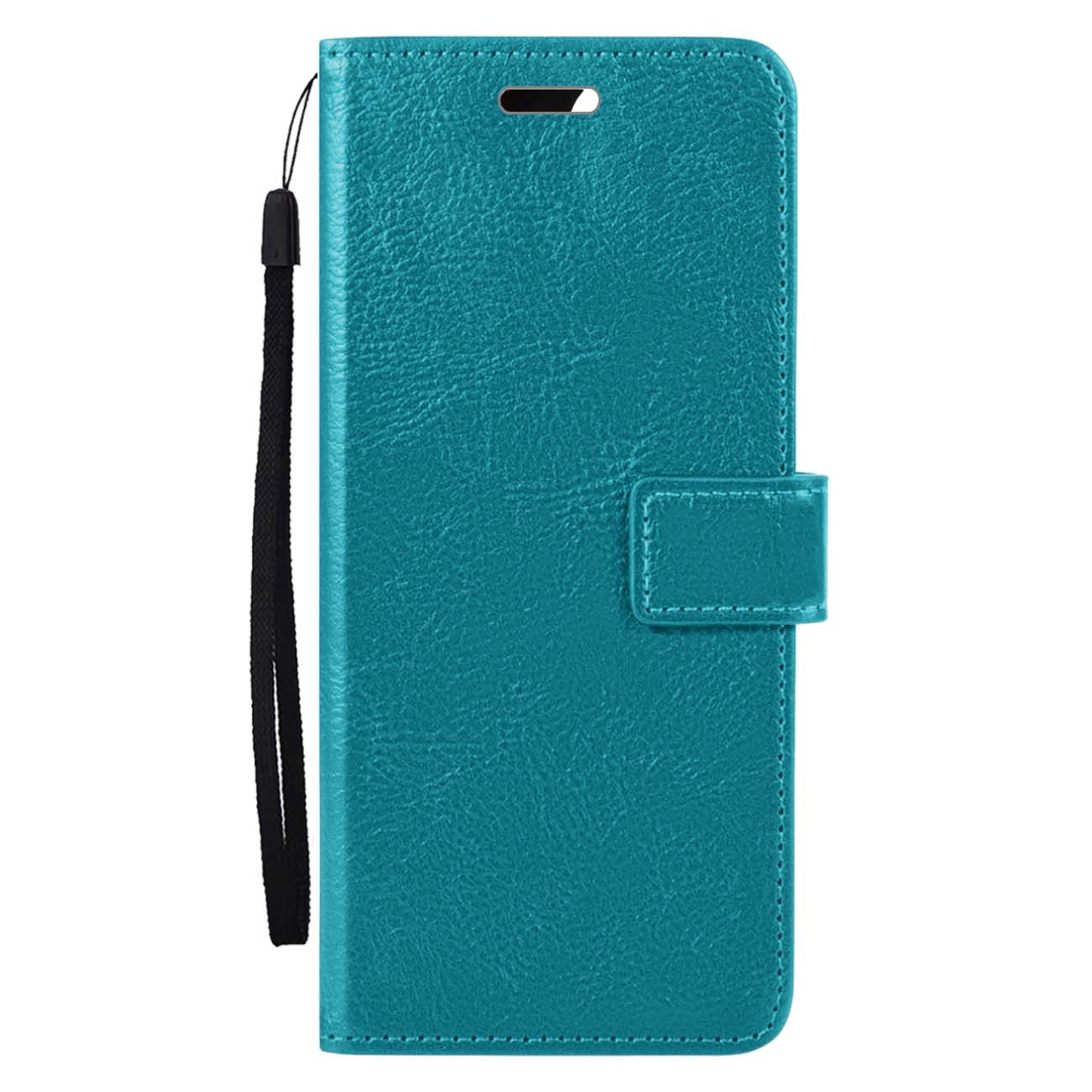BASEY. Hoes Geschikt voor Samsung A15 Hoesje Bookcase Hoes Flip Case Book Cover - Hoesje Geschikt voor Samsung Galaxy A15 Hoes Book Case Hoesje - Turquoise