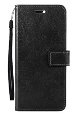 BASEY. Hoes Geschikt voor Samsung A15 Hoesje Bookcase Hoes Flip Case Book Cover - Hoesje Geschikt voor Samsung Galaxy A15 Hoes Book Case Hoesje - Zwart