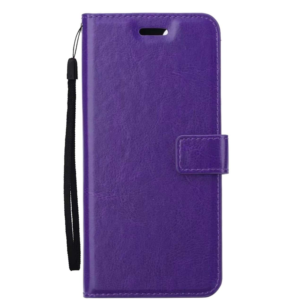 Nomfy Hoesje Geschikt voor Samsung A15 Hoes Bookcase Flipcase Book Cover - Hoes Geschikt voor Samsung Galaxy A15 Hoesje Book Case - Paars