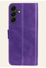 Nomfy Hoesje Geschikt voor Samsung A15 Hoes Bookcase Flipcase Book Cover - Hoes Geschikt voor Samsung Galaxy A15 Hoesje Book Case - Paars