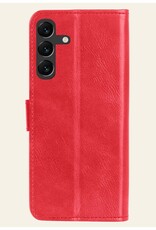 Nomfy Hoesje Geschikt voor Samsung A15 Hoes Bookcase Flipcase Book Cover - Hoes Geschikt voor Samsung Galaxy A15 Hoesje Book Case - Rood