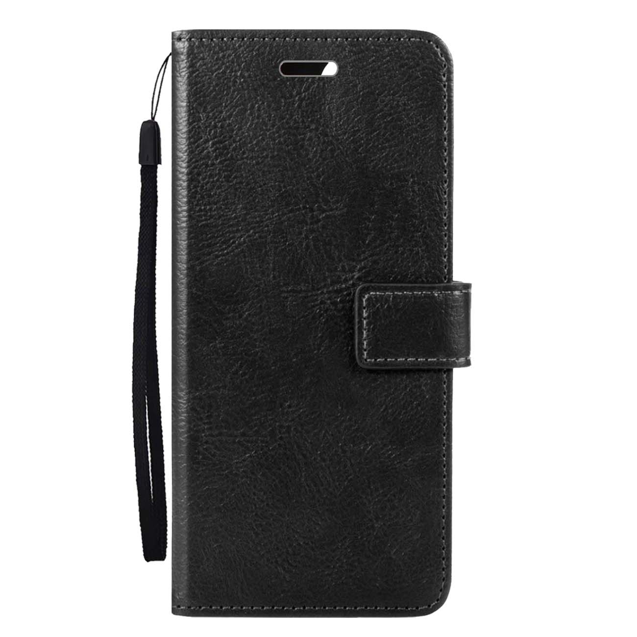 Nomfy Hoesje Geschikt voor Samsung A15 Hoes Bookcase Flipcase Book Cover - Hoes Geschikt voor Samsung Galaxy A15 Hoesje Book Case - Zwart