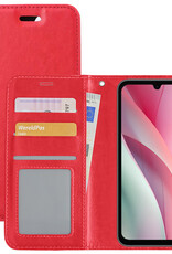 NoXx Hoes Geschikt voor Samsung A15 Hoesje Book Case Hoes Flip Cover Wallet Bookcase - Rood