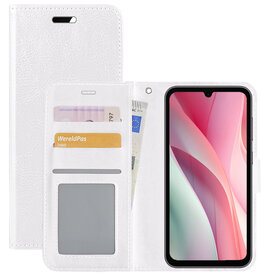 NoXx NoXx Samsung Galaxy A15 Hoesje Bookcase - Wit