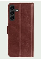 BASEY. Hoes Geschikt voor Samsung A15 Hoesje Bookcase Hoes Flip Case Book Cover Met Screenprotector - Hoesje Geschikt voor Samsung Galaxy A15 Hoes Book Case Hoesje - Bruin