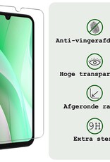 BASEY. Hoes Geschikt voor Samsung A15 Hoesje Bookcase Hoes Flip Case Book Cover Met Screenprotector - Hoesje Geschikt voor Samsung Galaxy A15 Hoes Book Case Hoesje - Zwart