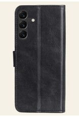 Nomfy Hoesje Geschikt voor Samsung A15 Hoes Bookcase Flipcase Book Cover Met Screenprotector - Hoes Geschikt voor Samsung Galaxy A15 Hoesje Book Case - Zwart