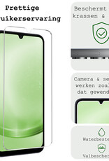 BASEY. Screenprotector Geschikt voor Samsung A25 Screenprotector Tempered Glass - Screenprotector Geschikt voor Samsung Galaxy A25 Beschermglas Screen Protector Glas