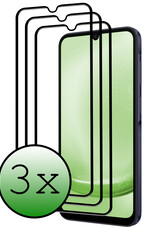 BASEY. Screenprotector Geschikt voor Samsung A25 Screenprotector Beschermglas Full Cover - Screenprotector Geschikt voor Samsung Galaxy A25 Screen Protector Full Cover - 3 Stuks