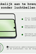 BASEY. Screenprotector Geschikt voor Samsung A25 Screenprotector Beschermglas Full Cover - Screenprotector Geschikt voor Samsung Galaxy A25 Screen Protector Full Cover - 3 Stuks