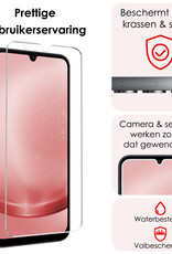 NoXx Screenprotector Geschikt voor Samsung A25 Screenprotector Tempered Glass Gehard Glas Beschermglas - 2x