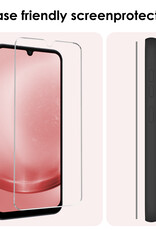 NoXx Screenprotector Geschikt voor Samsung A25 Screenprotector Tempered Glass Gehard Glas Beschermglas - 3x