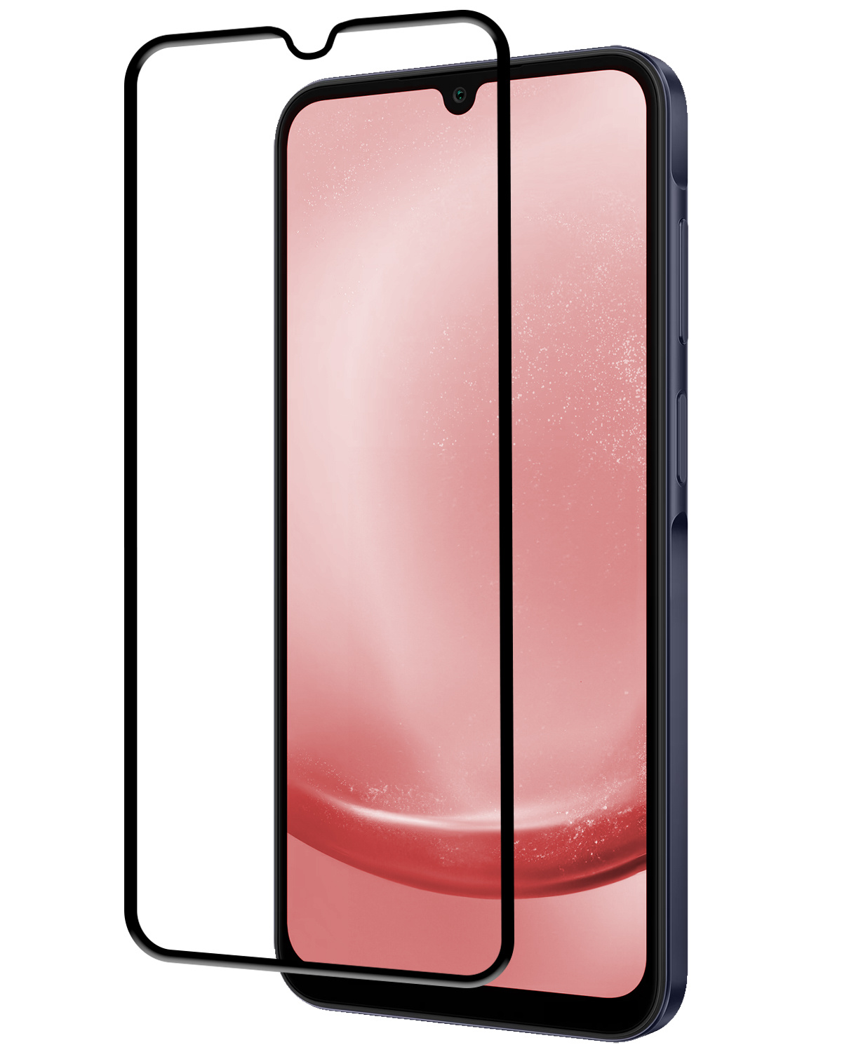 NoXx Screenprotector Geschikt voor Samsung A25 Screenprotector Tempered Glass Gehard Glas Full Cover