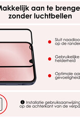 NoXx Screenprotector Geschikt voor Samsung A25 Screenprotector Tempered Glass Gehard Glas Full Cover - 2x