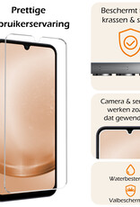 Nomfy Screenprotector Geschikt voor Samsung A25 Screenprotector Bescherm Glas Tempered Glass - Screenprotector Geschikt voor Samsung Galaxy A25 Screen Protector - 2 PACK