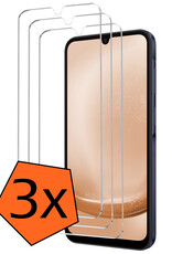 Nomfy Screenprotector Geschikt voor Samsung A25 Screenprotector Bescherm Glas Tempered Glass - Screenprotector Geschikt voor Samsung Galaxy A25 Screen Protector - 3 PACK
