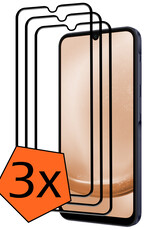 Nomfy Screenprotector Geschikt voor Samsung A25 Screenprotector Bescherm Glas - Screenprotector Geschikt voor Samsung Galaxy A25 Screen Protector Tempered Glass Full Screen Full Cover - 3 PACK