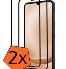 Nomfy Nomfy Samsung Galaxy A25 Screenprotector Full Cover - 2 PACK
