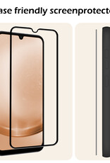 Nomfy Screenprotector Geschikt voor Samsung A25 Screenprotector Bescherm Glas - Screenprotector Geschikt voor Samsung Galaxy A25 Screen Protector Tempered Glass Full Screen Full Cover - 2 PACK