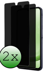 BASEY. Screenprotector Geschikt voor Samsung A25 Screenprotector Privacy Beschermglas - Screenprotector Geschikt voor Samsung Galaxy A25 Screen Protector Full Screen Privacy - 2 Stuks