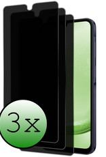 BASEY. Screenprotector Geschikt voor Samsung A25 Screenprotector Privacy Beschermglas - Screenprotector Geschikt voor Samsung Galaxy A25 Screen Protector Full Screen Privacy - 3 Stuks