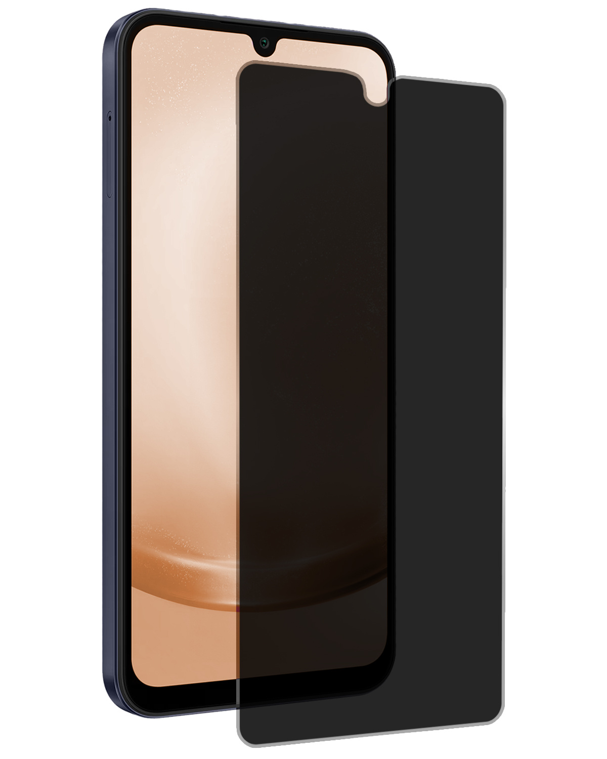 Nomfy Screenprotector Geschikt voor Samsung A25 Screenprotector Privacy Bescherm Glas - Screenprotector Geschikt voor Samsung Galaxy A25 Privacy Screenprotector Tempered Glass