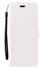 BASEY. Hoes Geschikt voor Samsung A25 Hoesje Bookcase Hoes Flip Case Book Cover - Hoesje Geschikt voor Samsung Galaxy A25 Hoes Book Case Hoesje - Wit