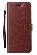Nomfy Hoesje Geschikt voor Samsung A25 Hoes Bookcase Flipcase Book Cover - Hoes Geschikt voor Samsung Galaxy A25 Hoesje Book Case - Bruin