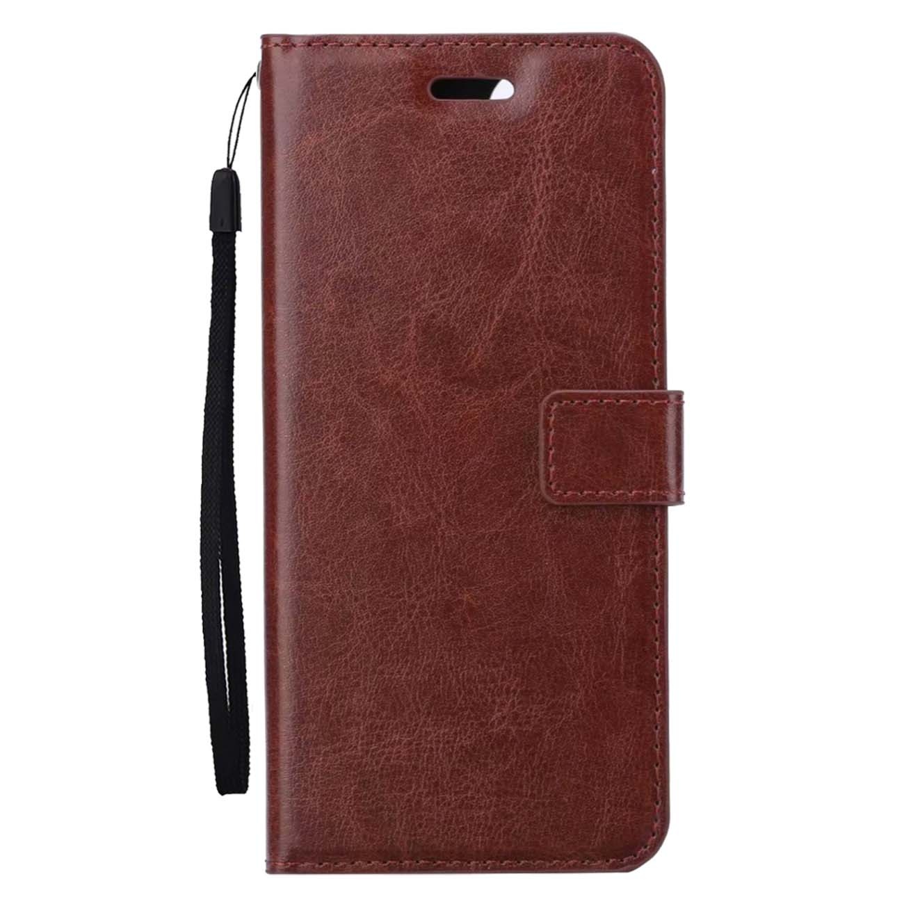 Nomfy Hoesje Geschikt voor Samsung A25 Hoes Bookcase Flipcase Book Cover - Hoes Geschikt voor Samsung Galaxy A25 Hoesje Book Case - Bruin