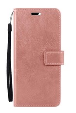 Nomfy Hoesje Geschikt voor Samsung A25 Hoes Bookcase Flipcase Book Cover - Hoes Geschikt voor Samsung Galaxy A25 Hoesje Book Case - Rosé goud
