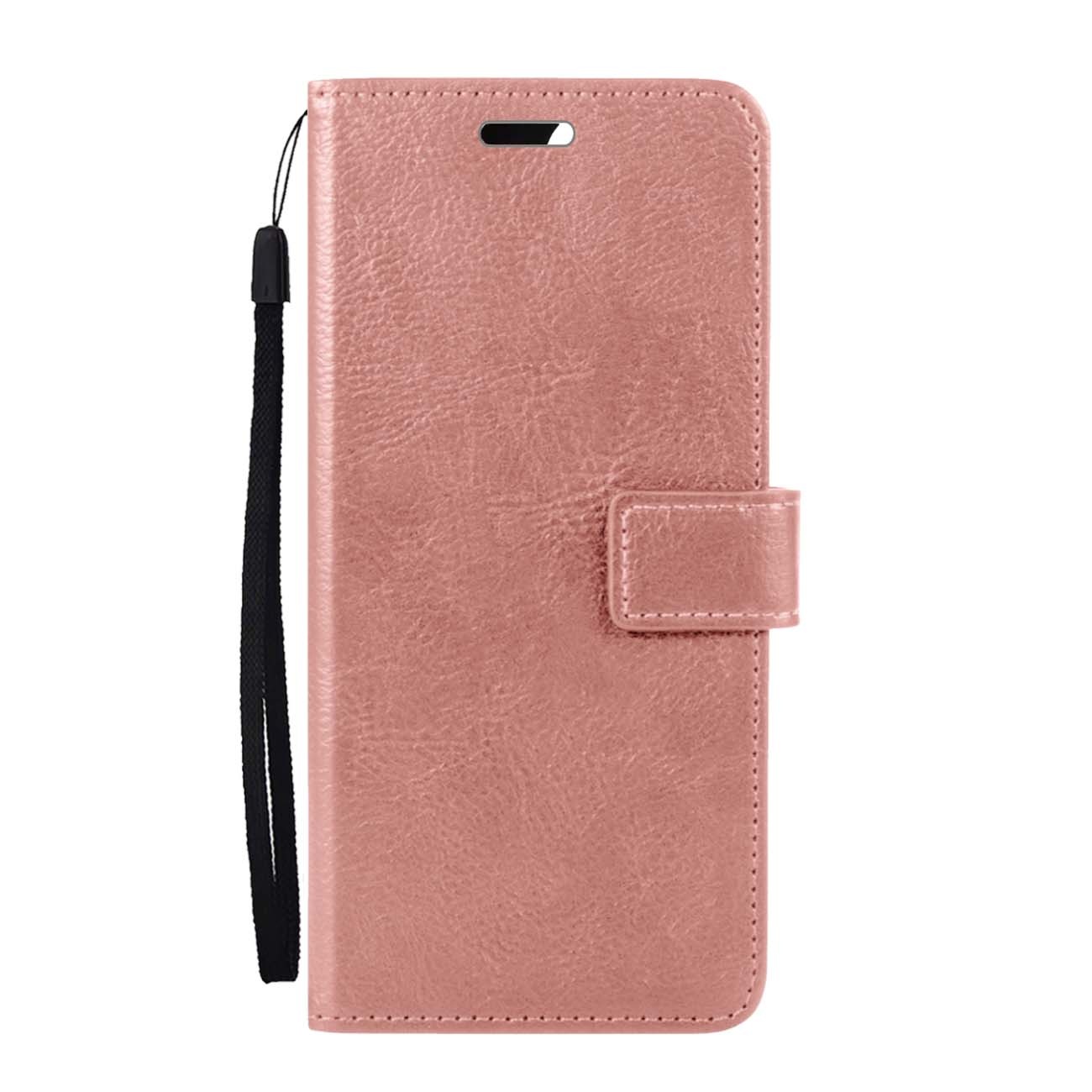 Nomfy Hoesje Geschikt voor Samsung A25 Hoes Bookcase Flipcase Book Cover - Hoes Geschikt voor Samsung Galaxy A25 Hoesje Book Case - Rosé goud