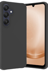 Nomfy Hoesje Geschikt voor Samsung A25 Hoesje Siliconen Cover Case - Hoes Geschikt voor Samsung Galaxy A25 Hoes Back Case - Zwart