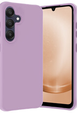 Nomfy Hoesje Geschikt voor Samsung A25 Hoesje Siliconen Cover Case - Hoes Geschikt voor Samsung Galaxy A25 Hoes Back Case - Lila