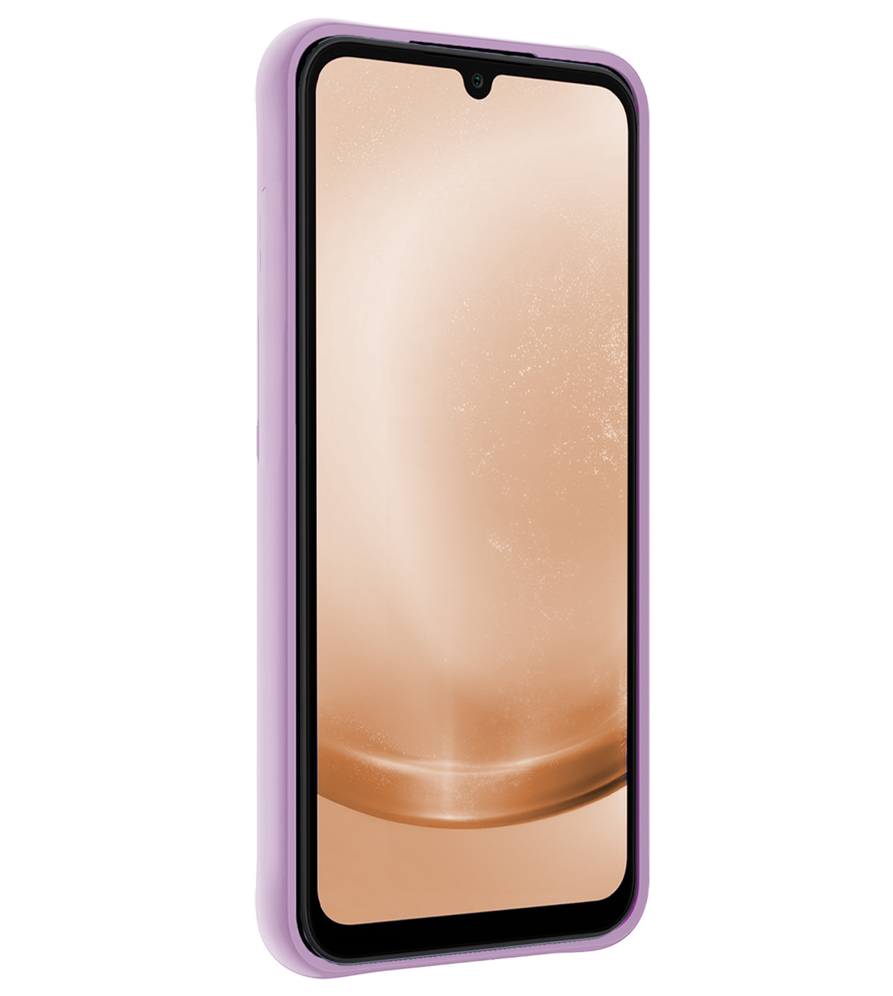 Nomfy Hoesje Geschikt voor Samsung A25 Hoesje Siliconen Cover Case - Hoes Geschikt voor Samsung Galaxy A25 Hoes Back Case - Lila