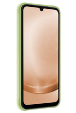 Nomfy Hoesje Geschikt voor Samsung A25 Hoesje Siliconen Cover Case - Hoes Geschikt voor Samsung Galaxy A25 Hoes Back Case - Groen