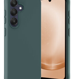 Nomfy Nomfy Samsung Galaxy A25 Hoesje Siliconen - Donkergroen