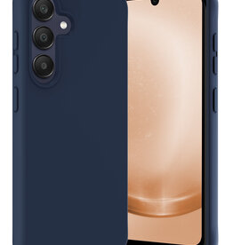 Nomfy Nomfy Samsung Galaxy A25 Hoesje Siliconen - Donkerblauw