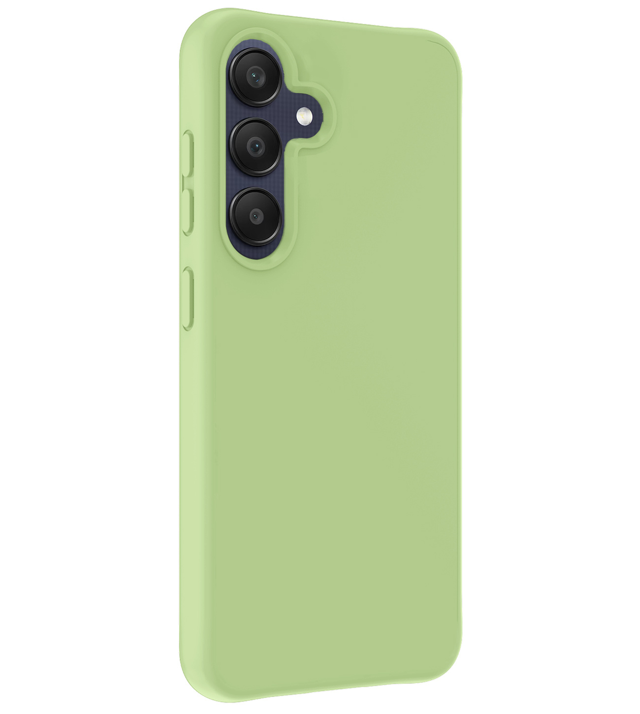 NoXx Hoes Geschikt voor Samsung A25 Hoesje Cover Siliconen Back Case Hoes - Groen