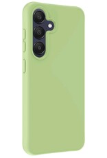 BASEY. Hoes Geschikt voor Samsung A25 Hoesje Siliconen Back Cover Case - Hoesje Geschikt voor Samsung Galaxy A25 Hoes Cover Hoesje - Groen - 2 Stuks