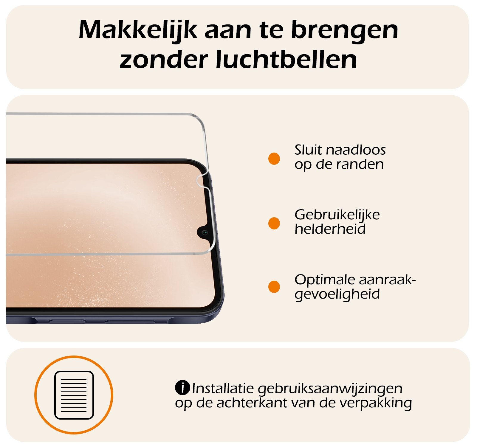 Nomfy Hoesje Geschikt voor Samsung A25 Hoesje Siliconen Cover Case Met 2x Screenprotector - Hoes Geschikt voor Samsung Galaxy A25 Hoes Back Case - Zwart